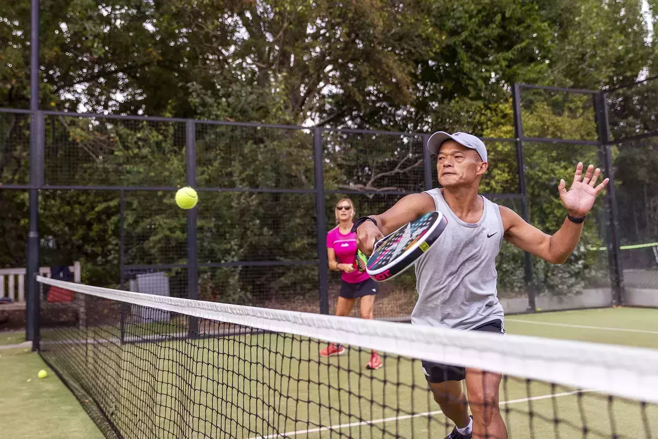 Padel players at Park Sports The Regent's Park